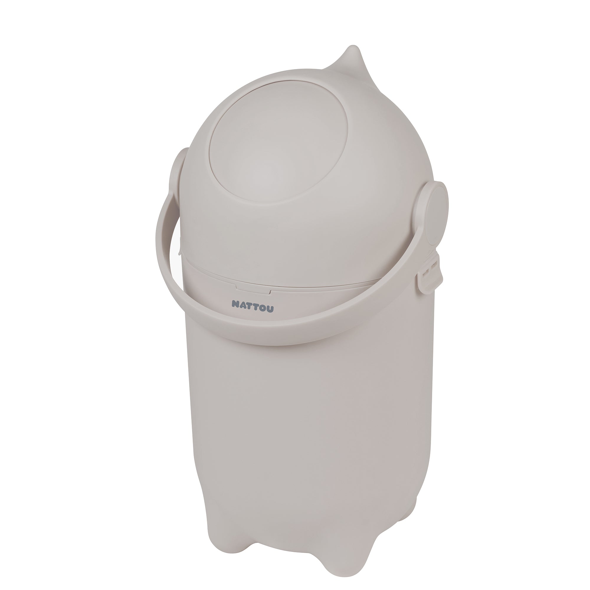 Nattou Dropy Nappy Bin - Clay