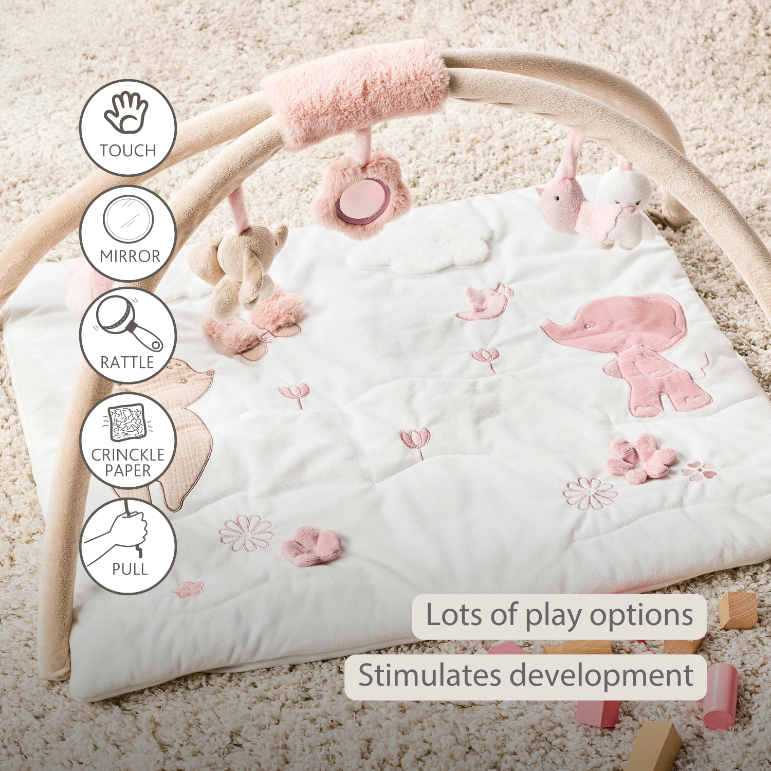 Nattou FanFan Playmat with Arches