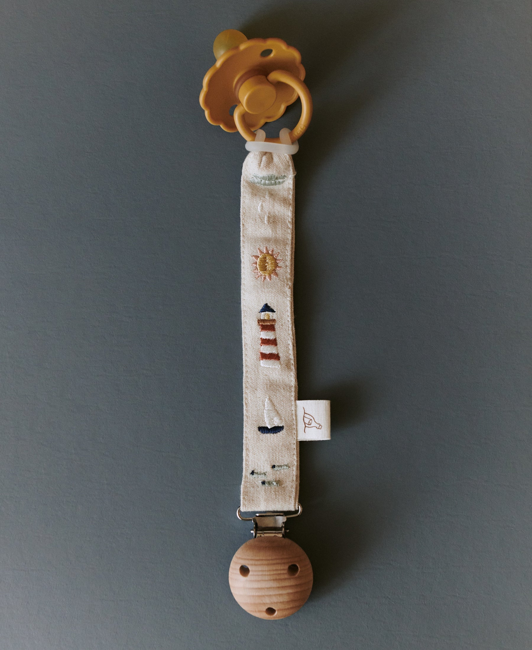 Bibi Pacifier Clip, Sea Life