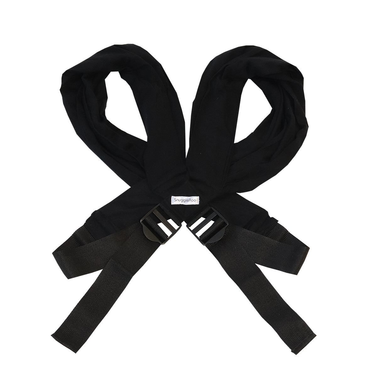 SnuggleRoo Baby Carrier Black worn