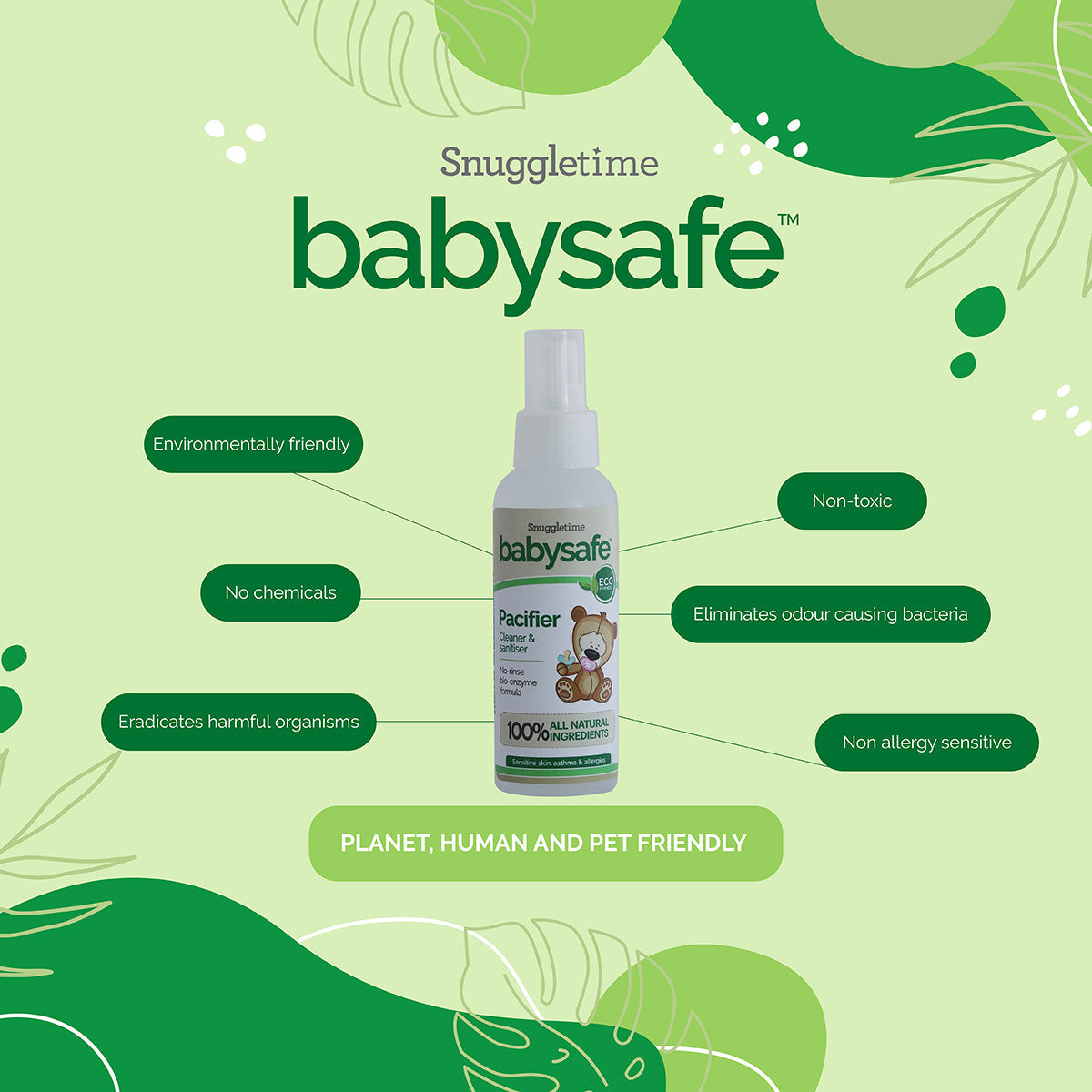 Baby Safe Pacifier Cleaner detail
