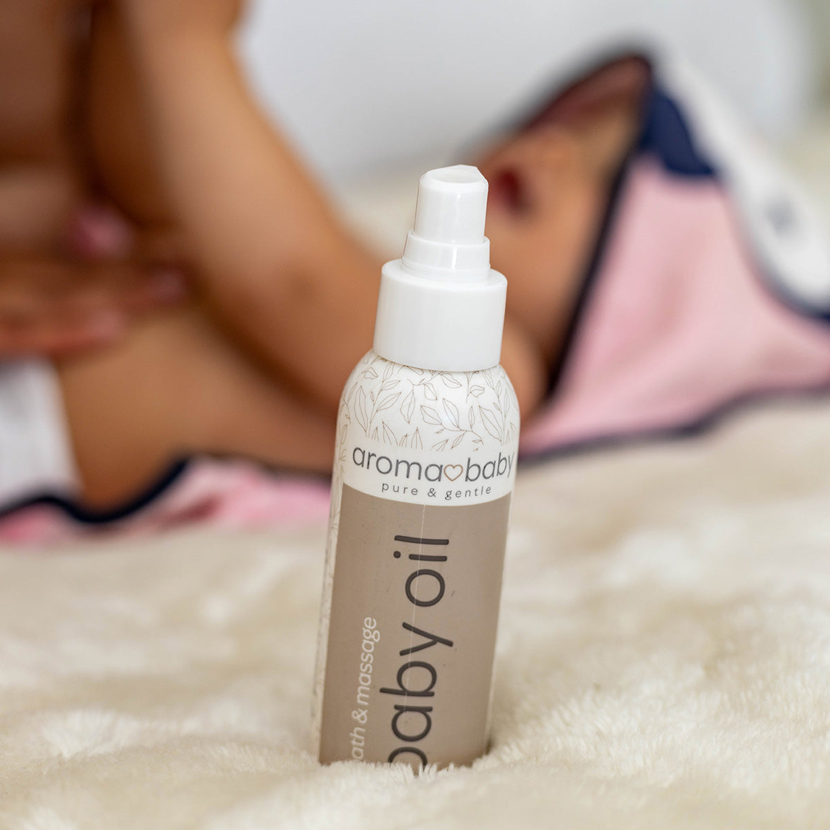 Aroma Baby Baby Oil detail