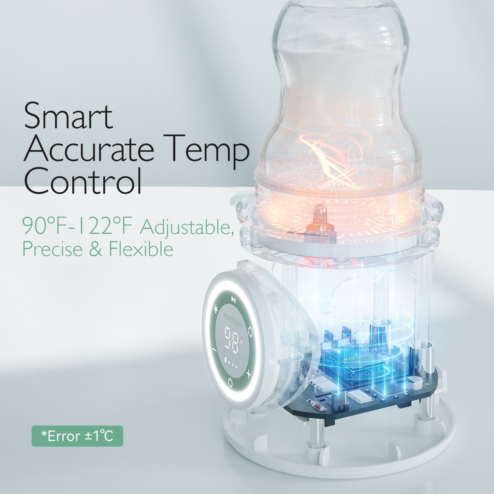 Momcozy MW003 rechargeable warmer features