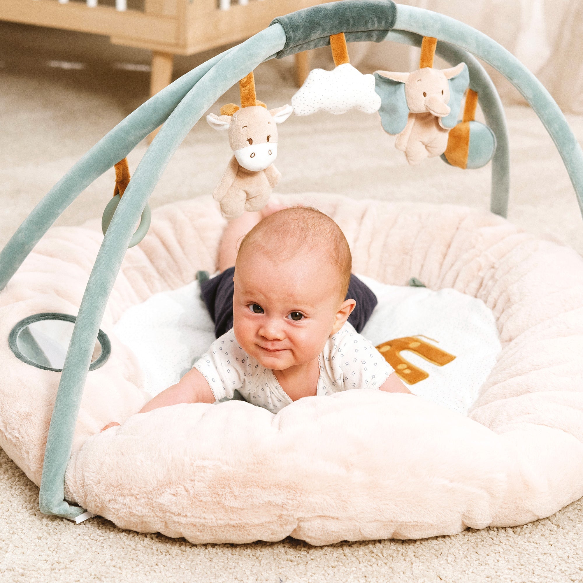 Nattou Luna & Axel Stuffed Playmat with Arches