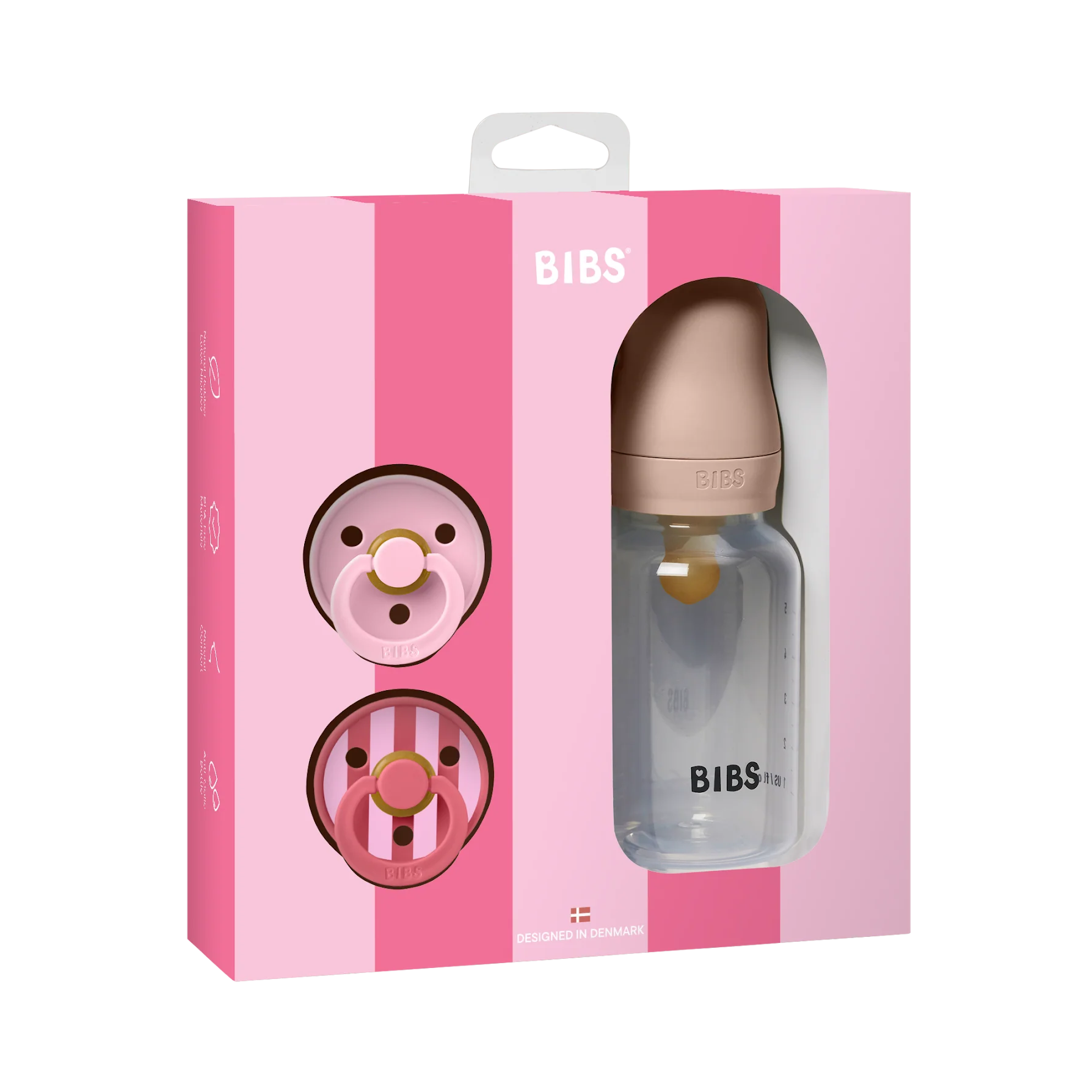 BIBS Gift Set Baby Sprinkle Blush