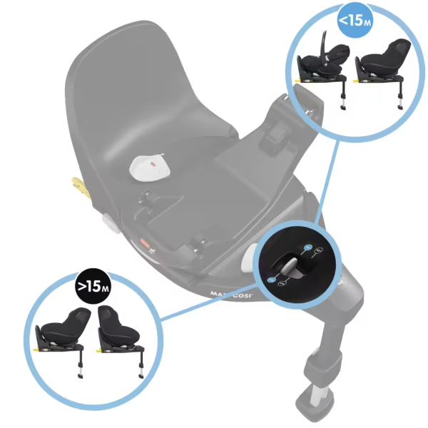 Maxi Cosi FamilyFix 360 Pro - Bubbadue