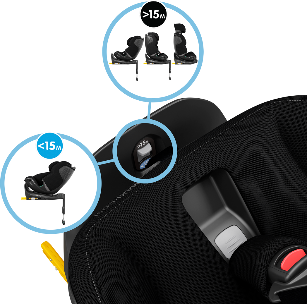 Maxi Cosi Emerald 360 Pro - Authentic Black - Bubbadue