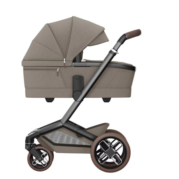 Fame Travel System: Fame Stroller + Pebble 360 Pro Car Seat + Fame Carrycot - Twillic Truffle