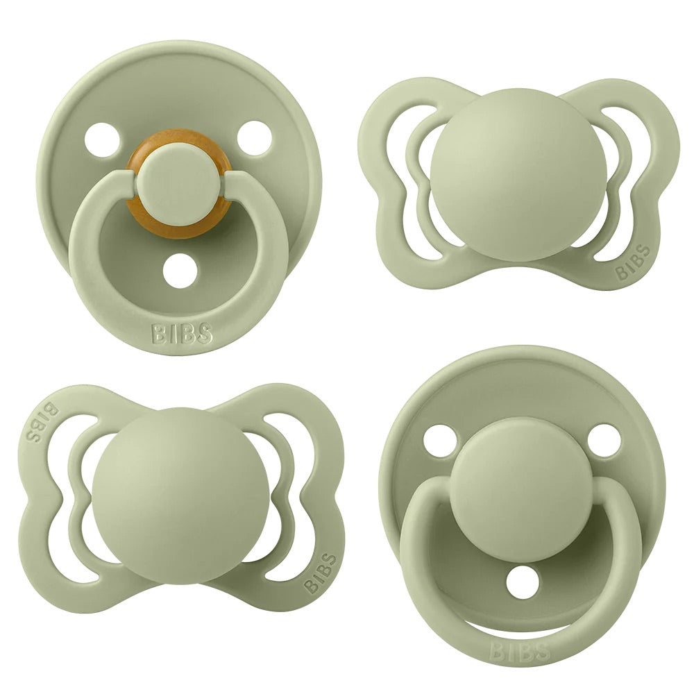 BIBS Pacifiers / Dummies Try-It Collection - Sage - Bubbadue