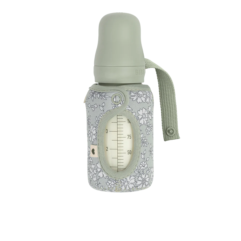 BIBS X Liberty Baby Bottle Sleeve Small - Capel Sage - Bubbadue