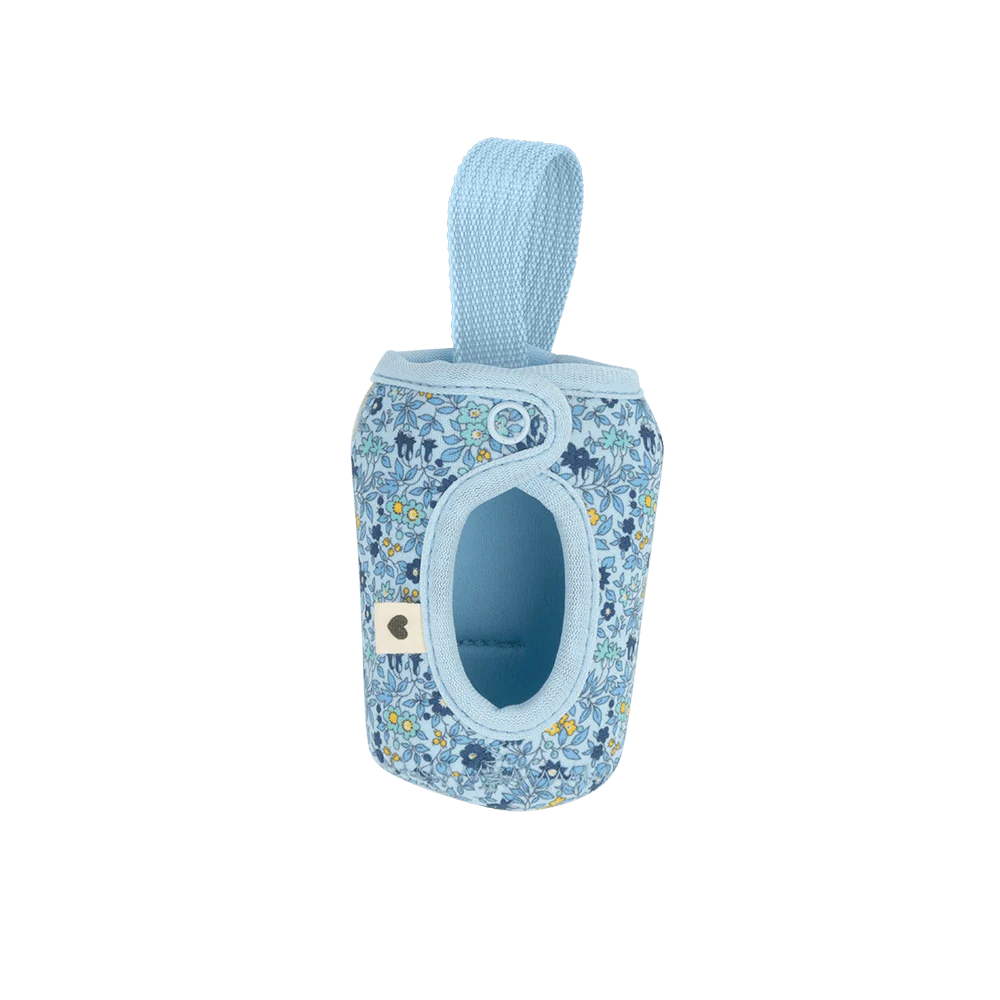 BIBS X Liberty Baby Bottle Sleeve Small - Chamomile Lawn Baby Blue - Bubbadue