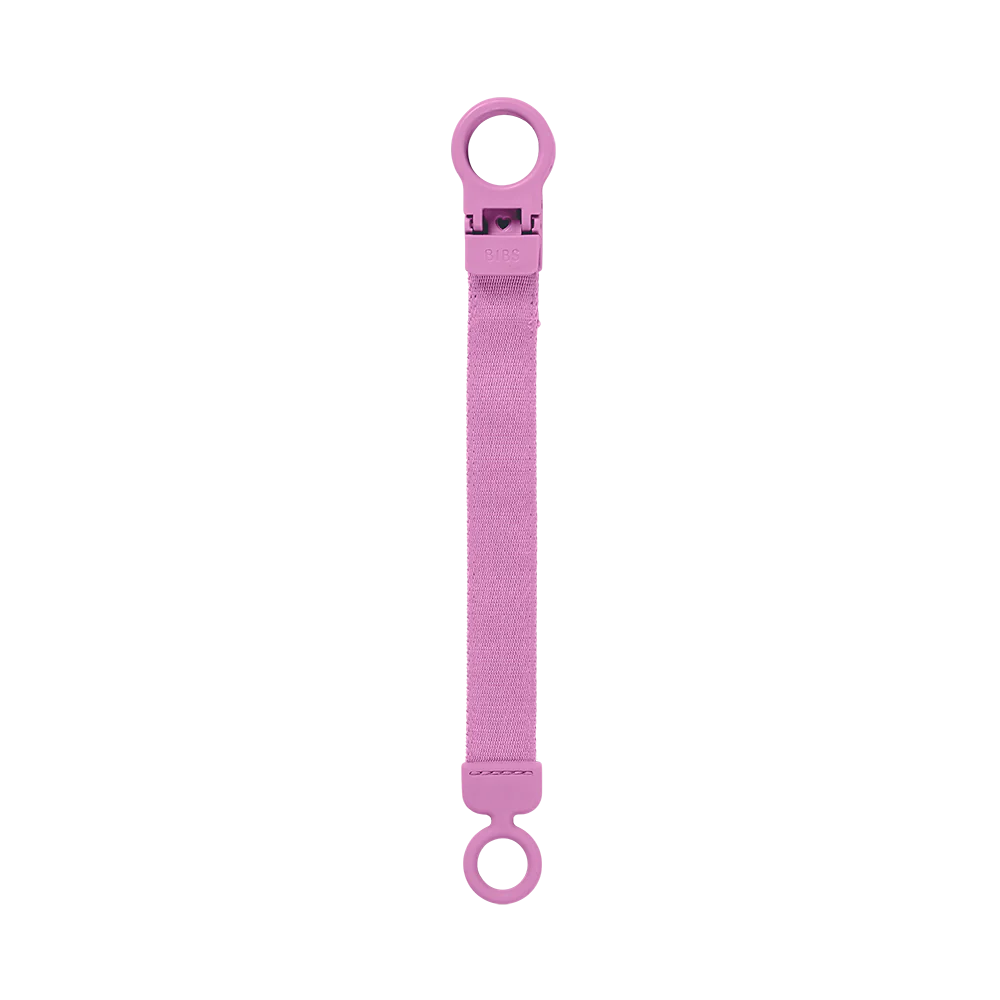 BIBS Loop Pacifier Clip - Bubblegum - Bubbadue