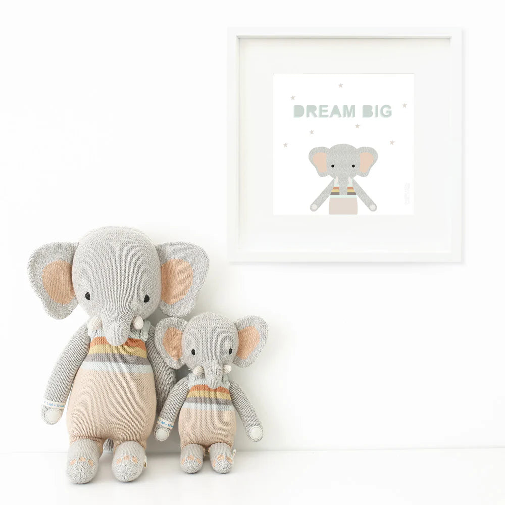 Evan the Elephant - Cuddle + Kind - Bubbadue