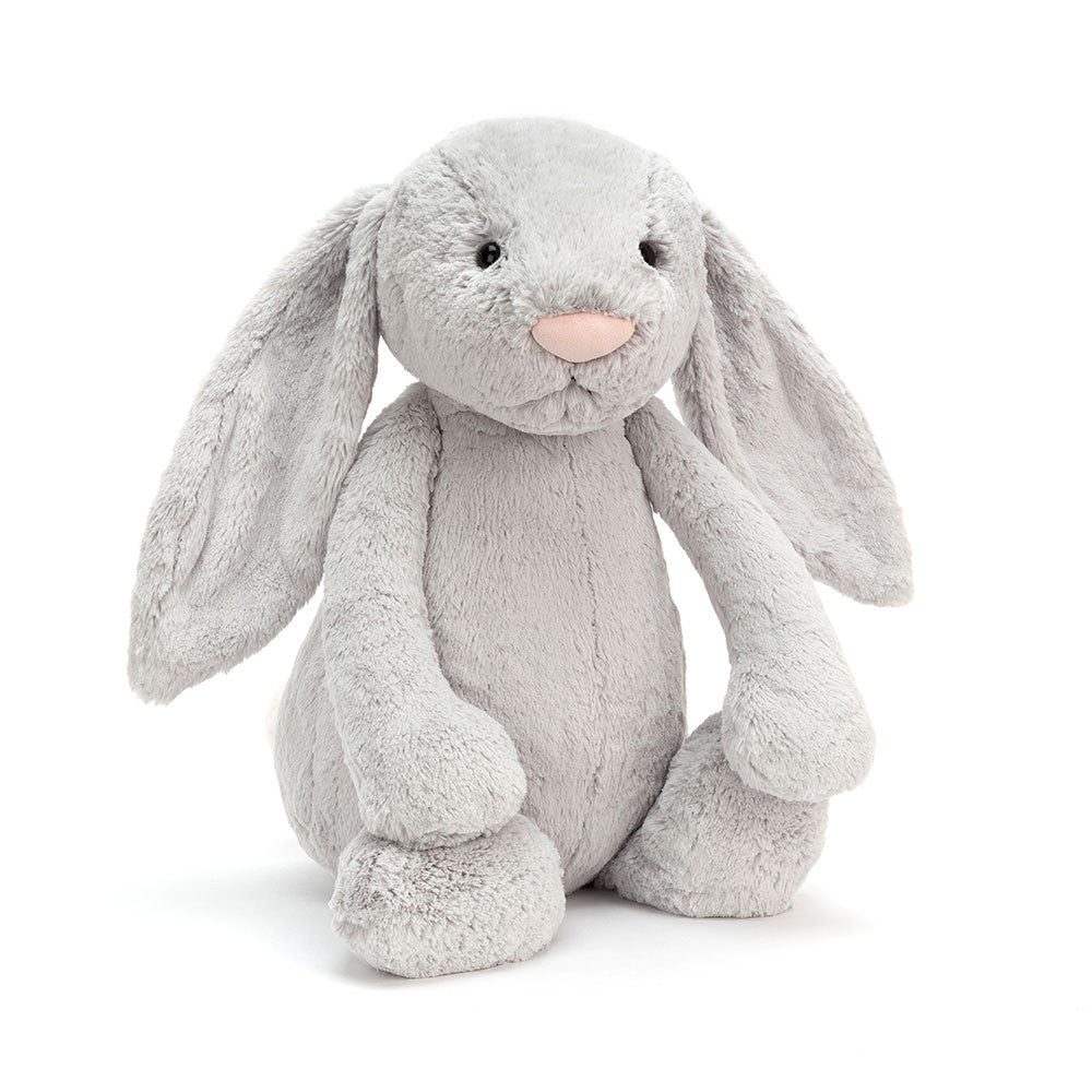 Bashful Silver Bunny Huge - Jellycat - Bubbadue
