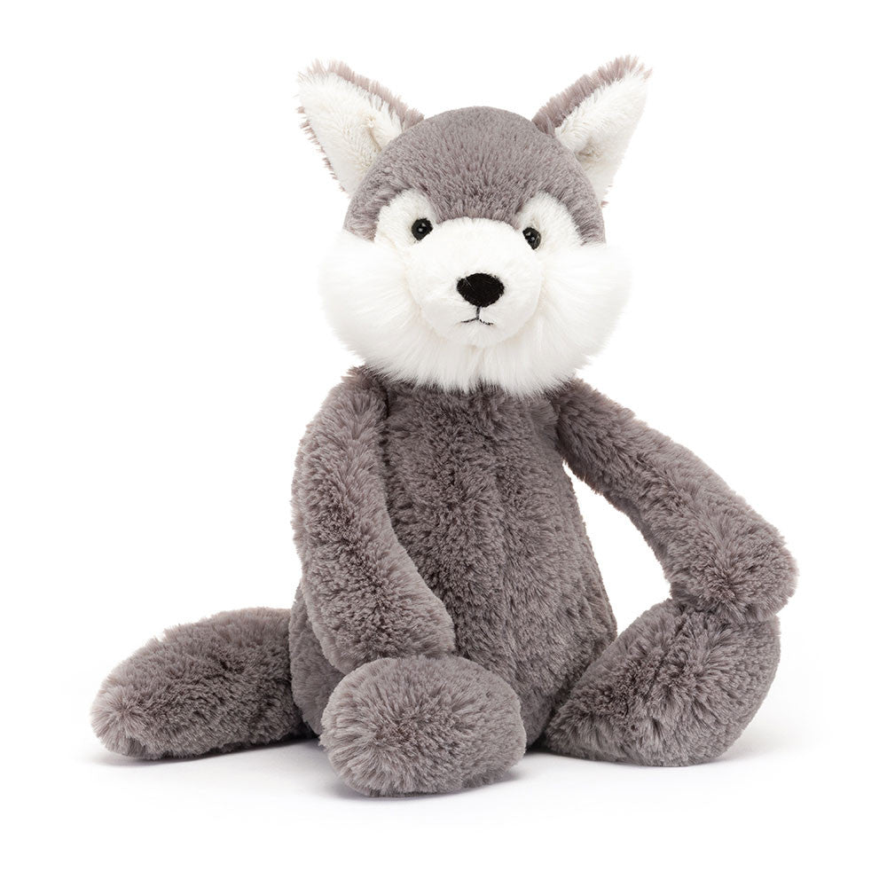 Bashful Wolf (Medium) - Jellycat - Bubbadue