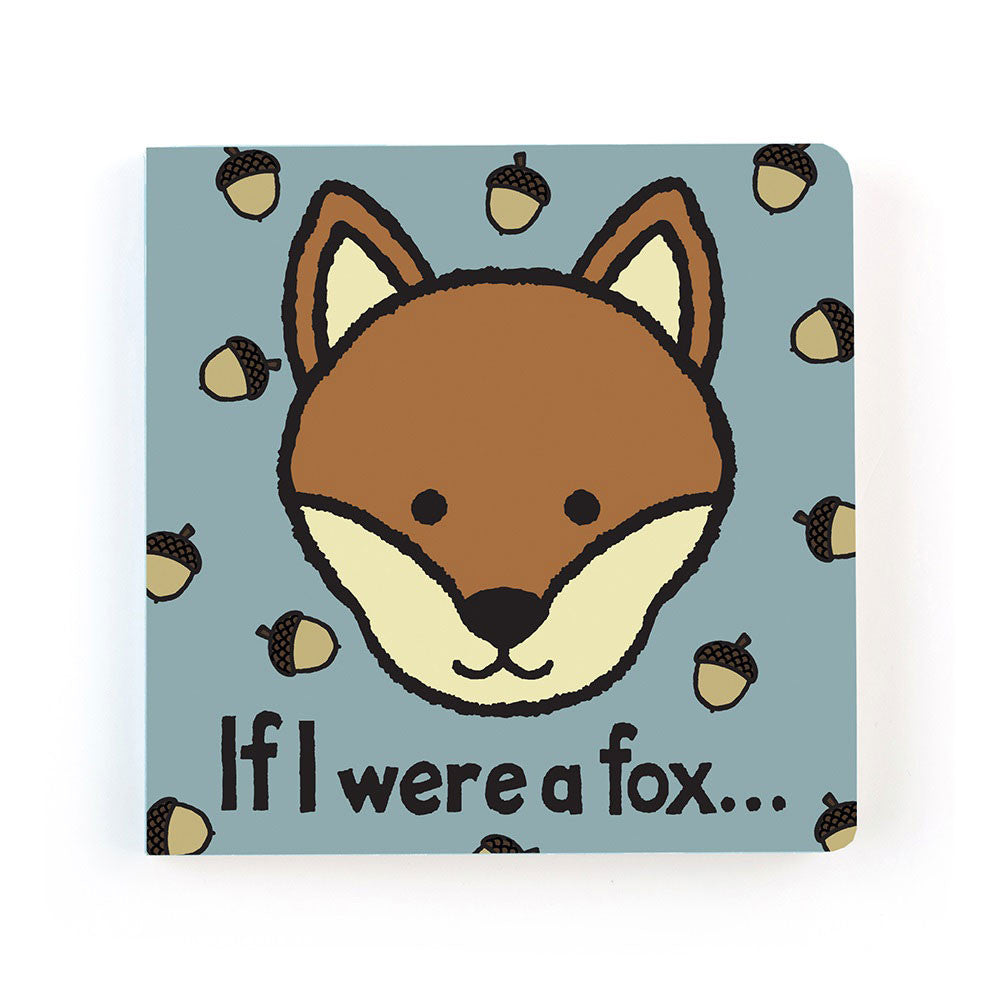 If I Were A Fox Board Book - Jellycat - Bubbadue