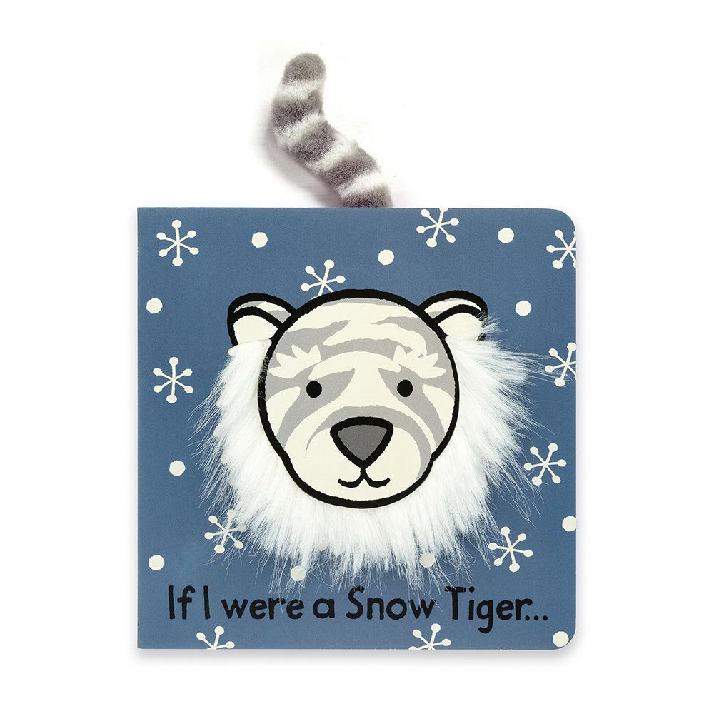 If I Were a Snow Tiger Board Book - Jellycat - Bubbadue