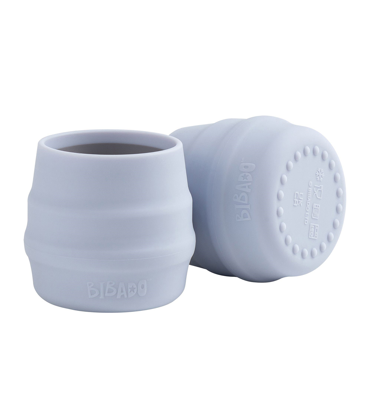 Bibado Full Starter Kit in Mist includes bib, smock, and accessories for baby feeding and mess protection.