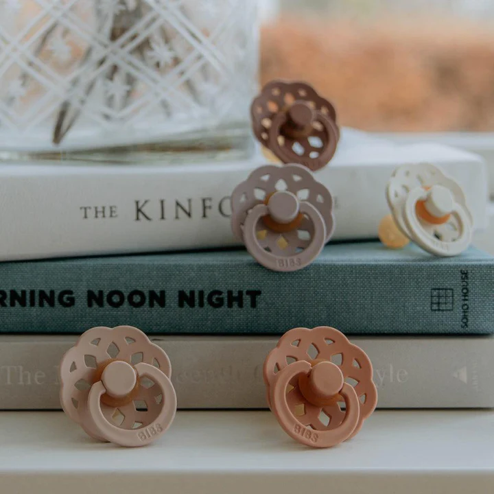 BIBS Boheme Pacifiers / Dummies - Khaki - Bubbadue