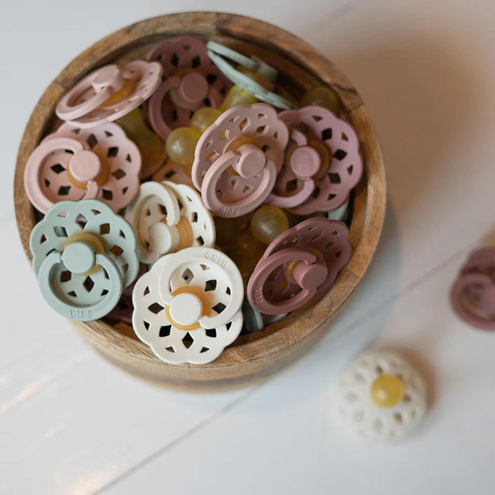 BIBS Boheme Pacifiers / Dummies - Mauve - Bubbadue