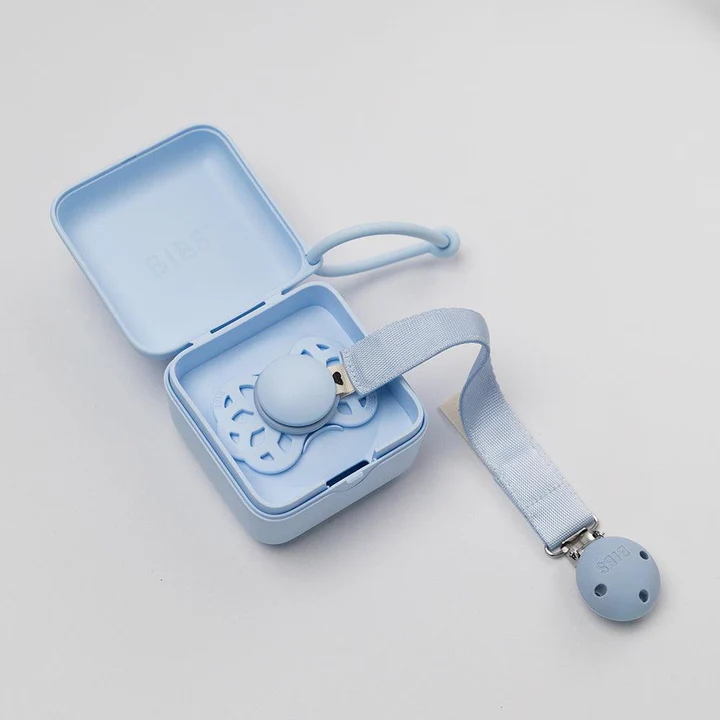 BIBS Pacifier Clip Ribbon - Sand - Bubbadue