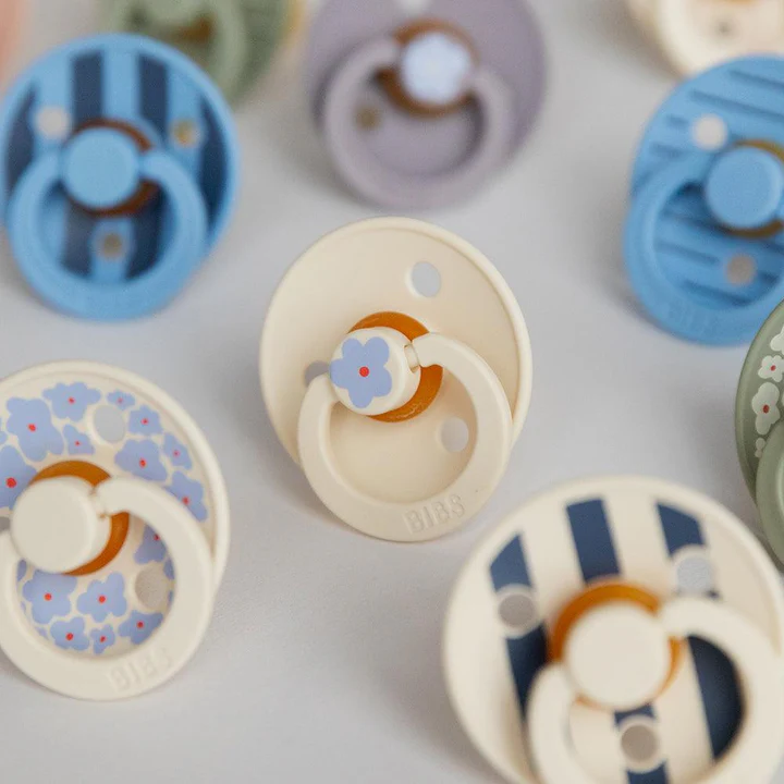 BIBS Studio Jasmine Pacifiers / Dummies - Fossil Grey - Bubbadue