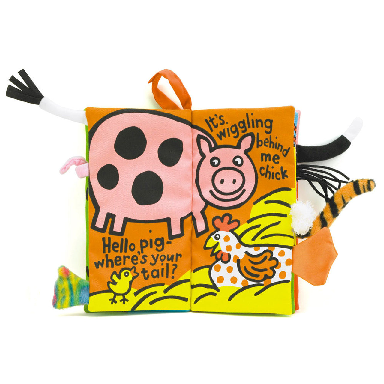Farm Tails Soft Activity Book - Jellycat
