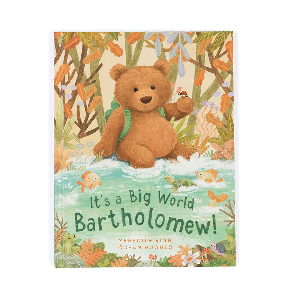 It's a Big World Bartholomew Board Book - Jellycat - Bubbadue