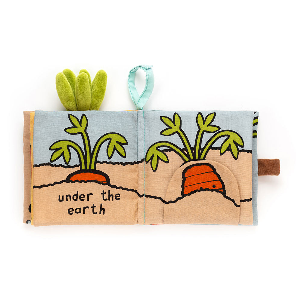 Carrot Soft Book - Jellycat - Bubbadue