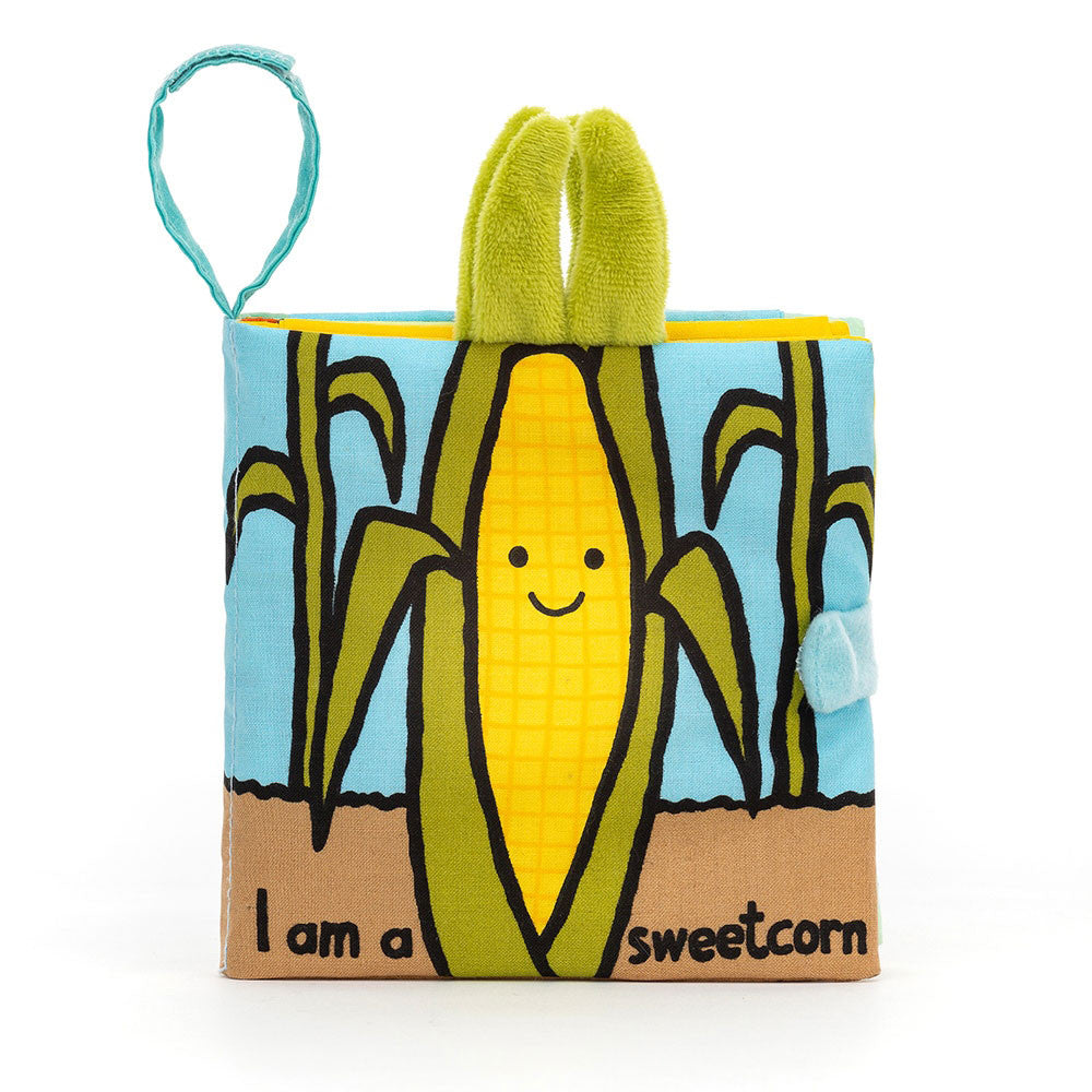 Sweetcorn Soft Book - Jellycat - Bubbadue