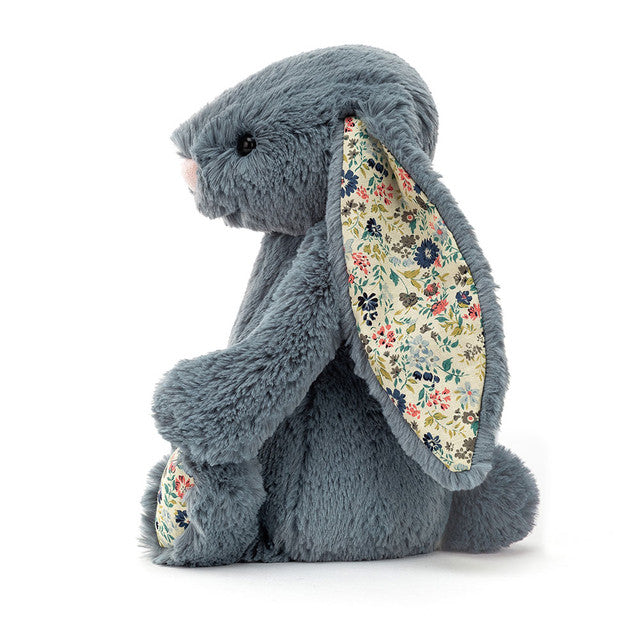 Blossom Dusky Blue Bunny (Medium) - Jellycat - Bubbadue