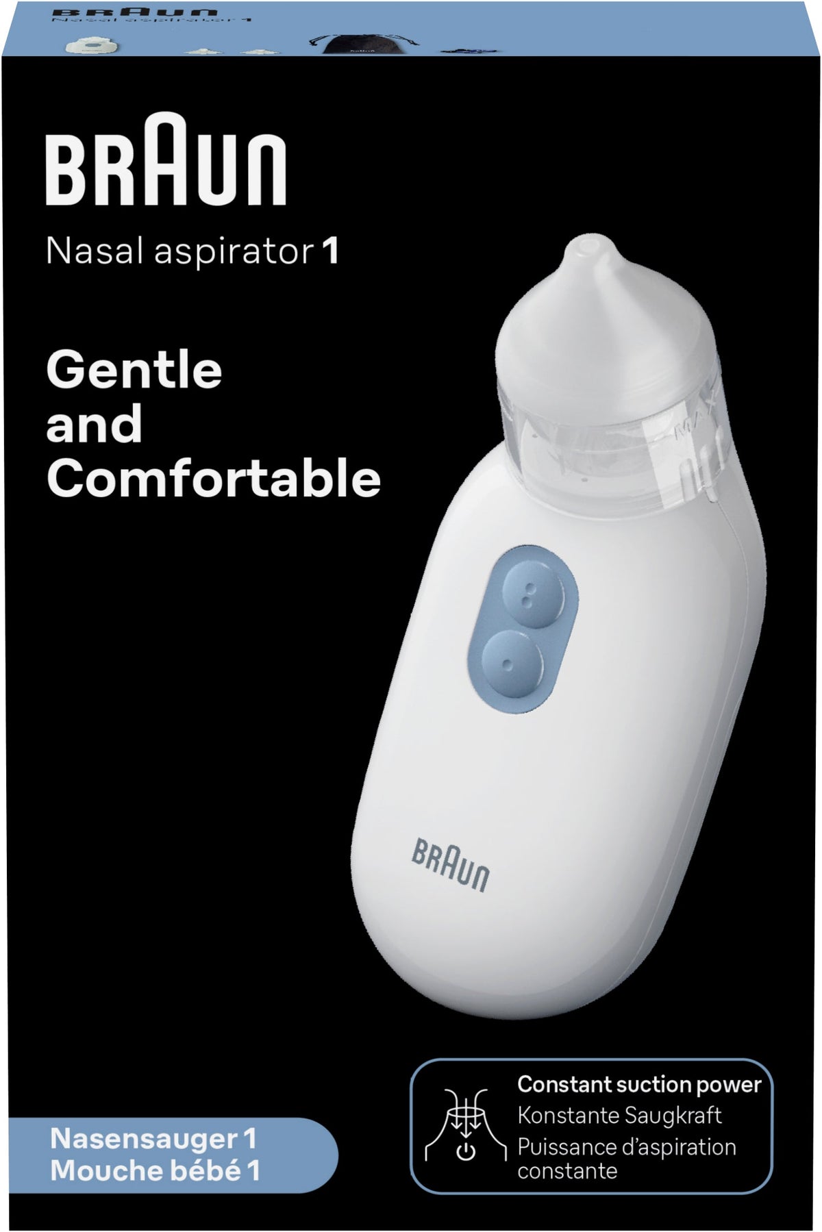 Braun BNA100 nasal aspirator box front