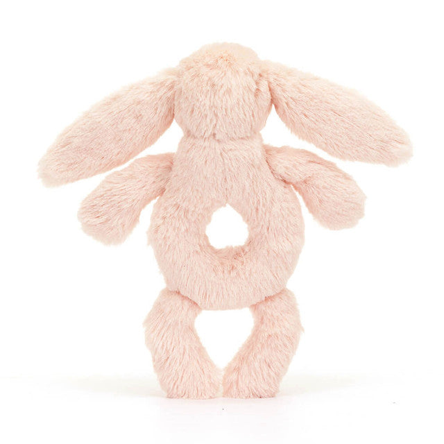 Bashful Blush Bunny Ring Rattle - Jellycat - Bubbadue