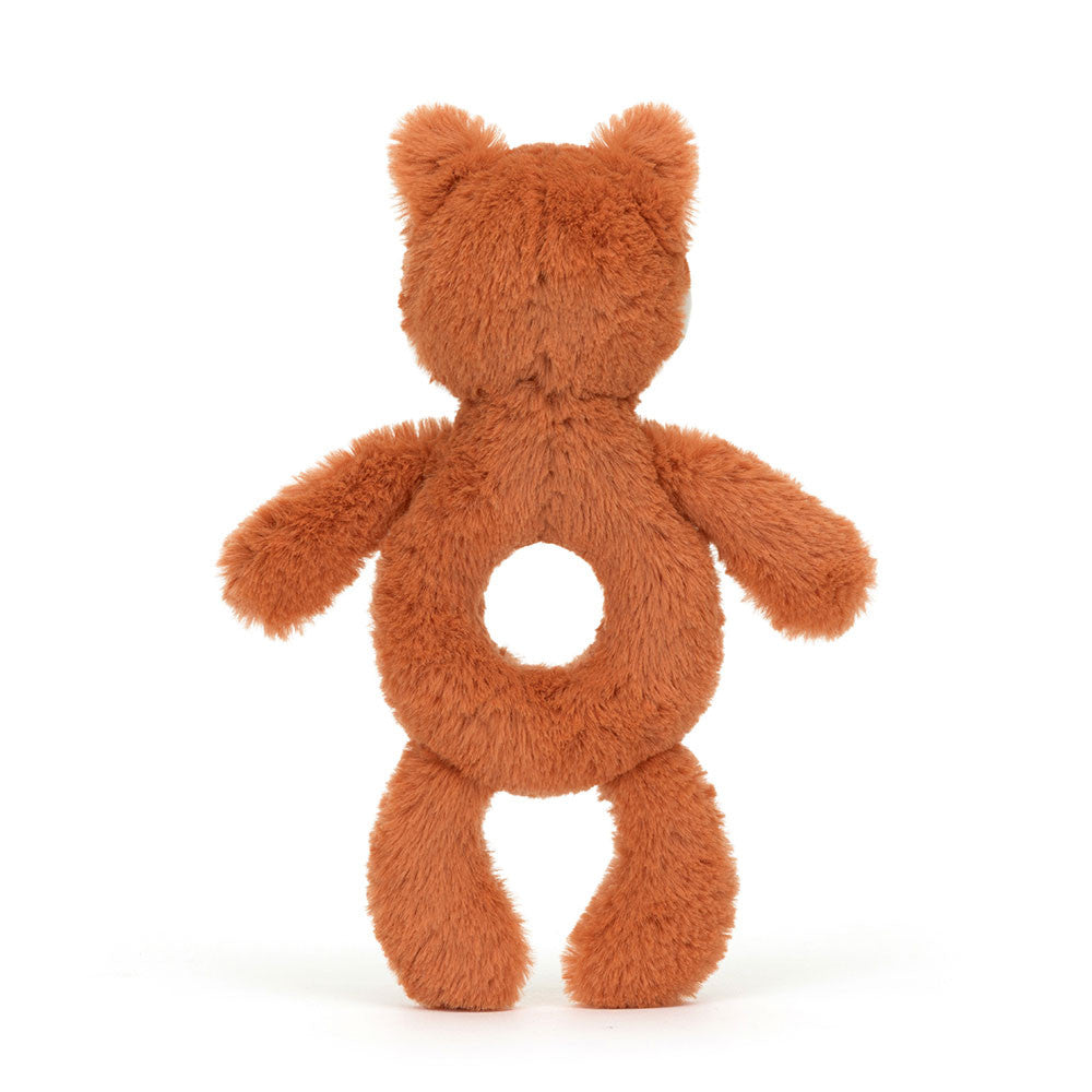 Bashful Fox Cub Ring Rattle - Jellycat - Bubbadue