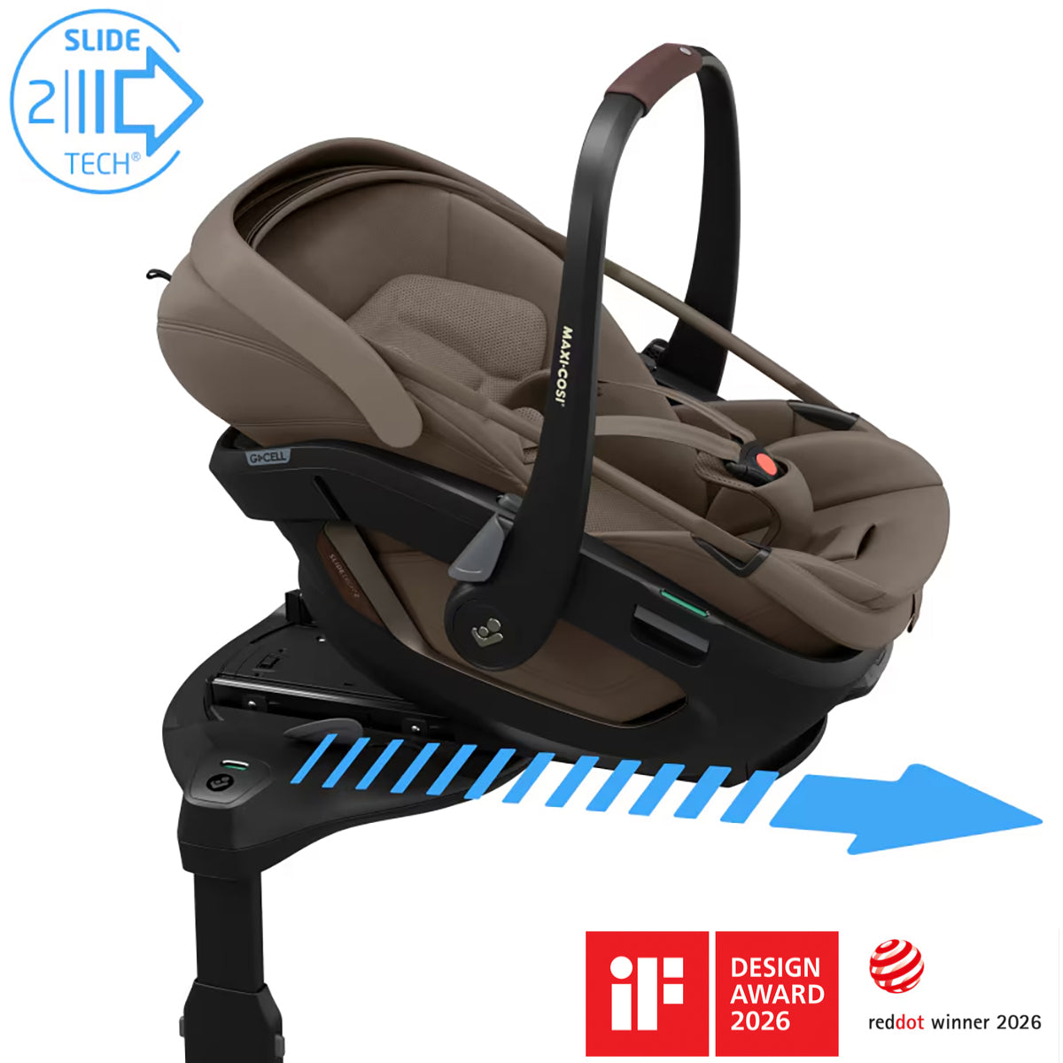 Maxi Cosi Coral Slide Pro - Oak Truffle