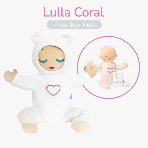 Lulla Coral + Polar Bear Outfit - Bubbadue