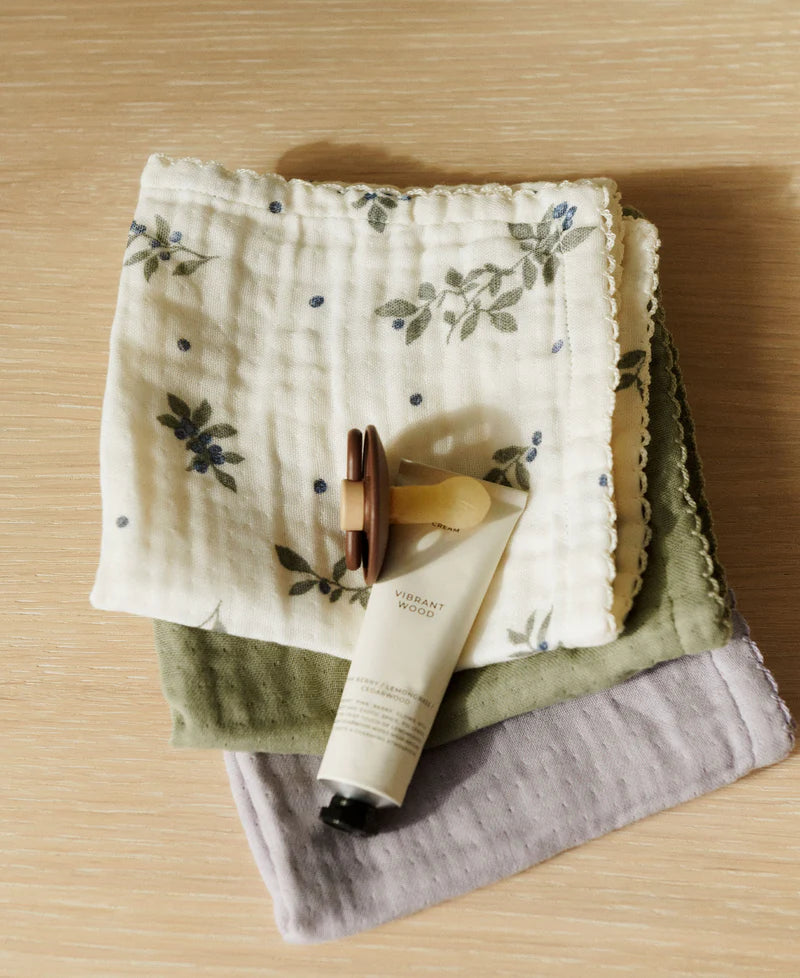 Ren Wash Cloth, Blueberries Mix