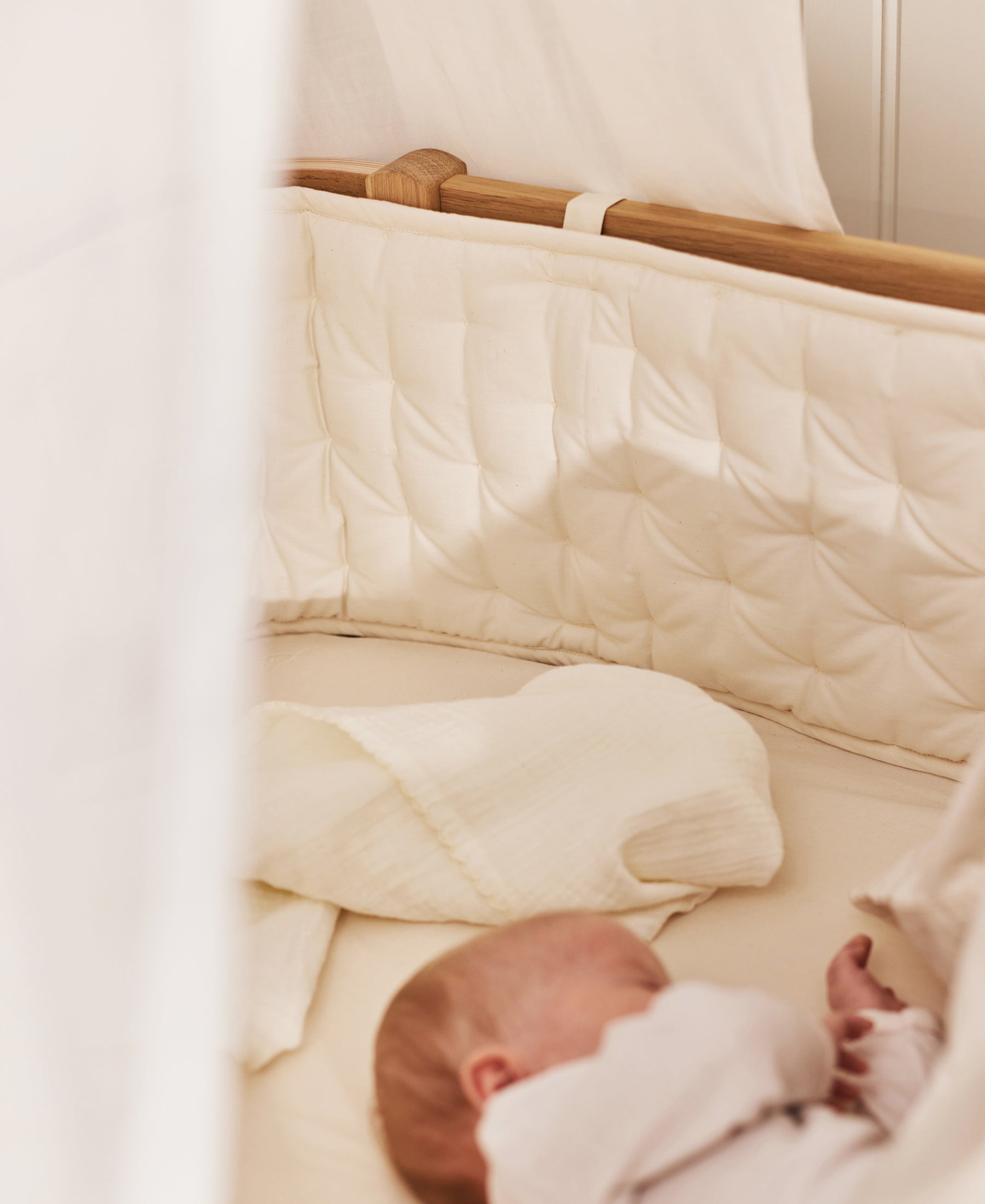 Nori Cot Bumper, Pure Nature - Bubbadue
