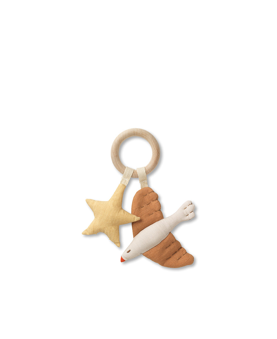 Ilma Star & Bird Rattle Teether - Bubbadue