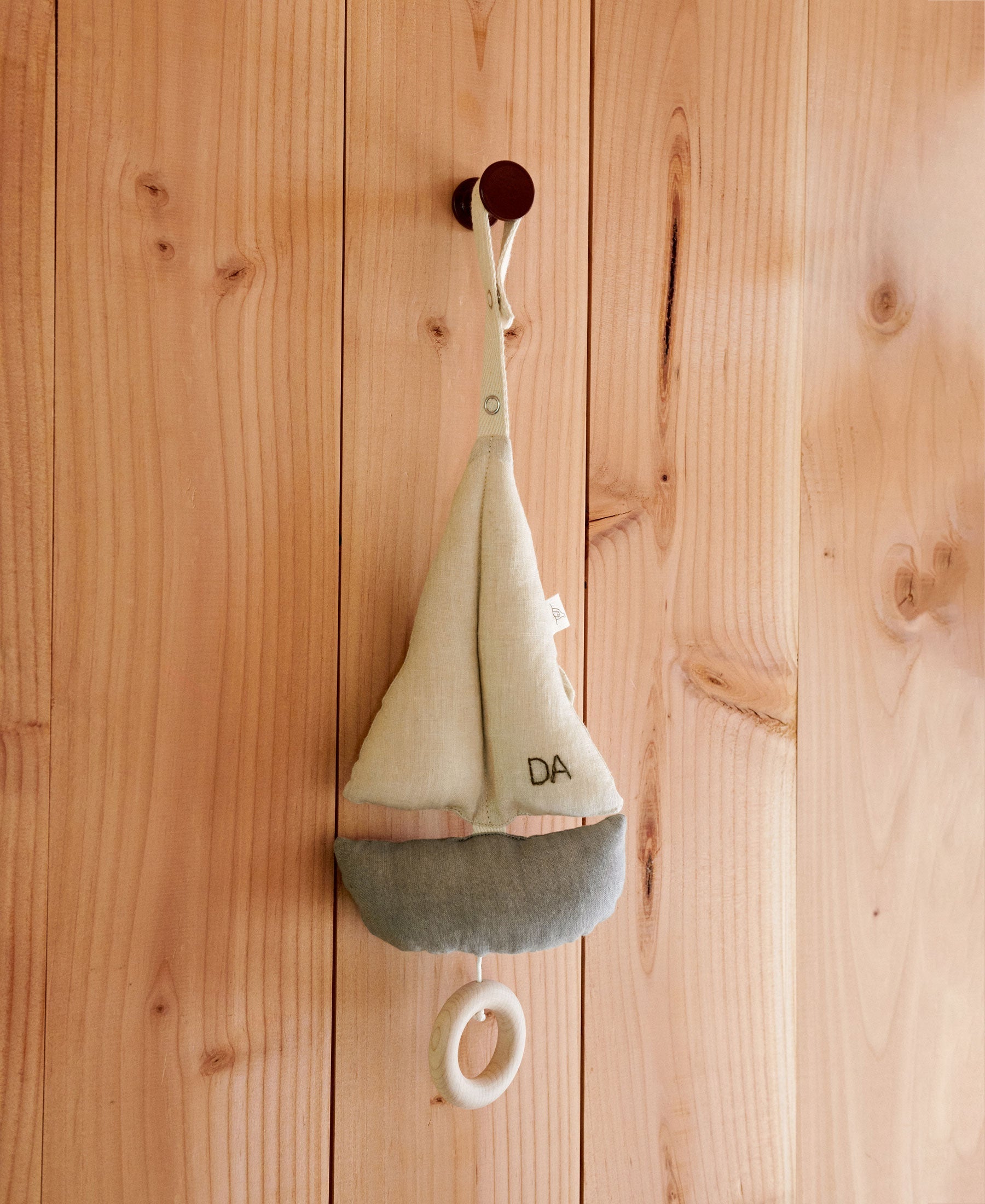 Pondus Sailboat Mobile, Blue/Off-white - Bubbadue