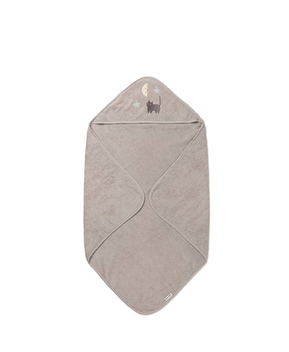 Petal Baby Towel, Moon Cat - Bubbadue