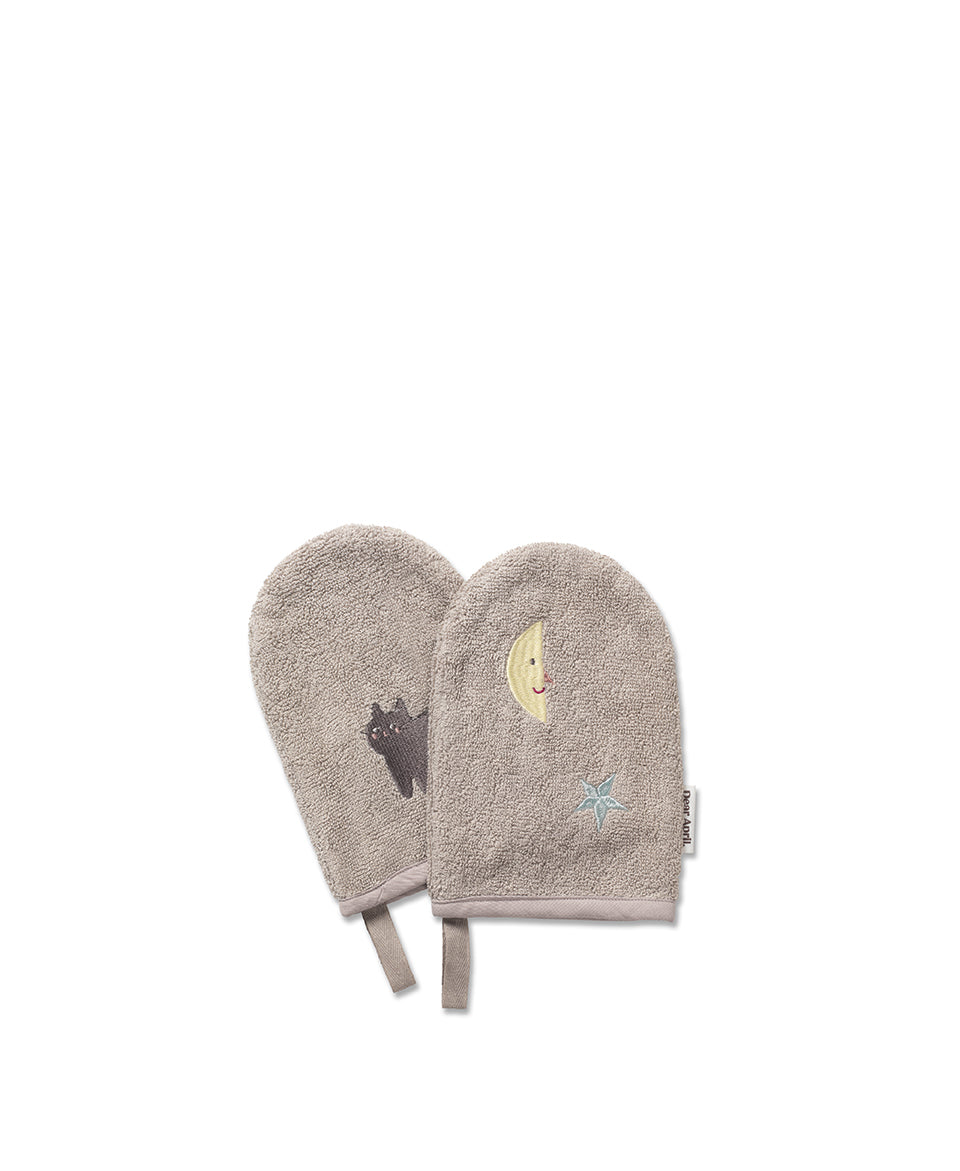 Paw Bath Gloves, Moon Cat - Bubbadue