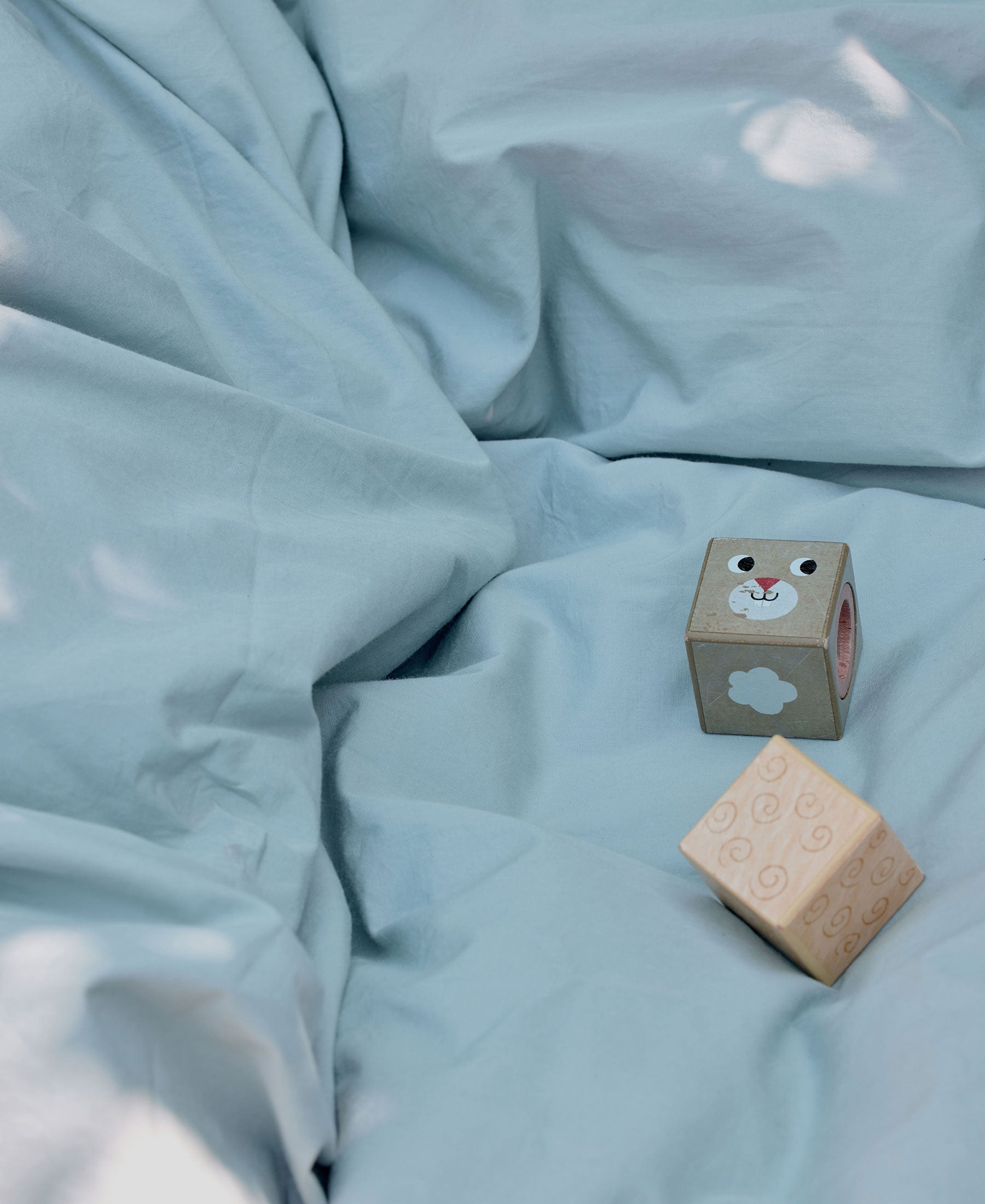 Ada Fitted Sheet, Sea Notes - Bubbadue