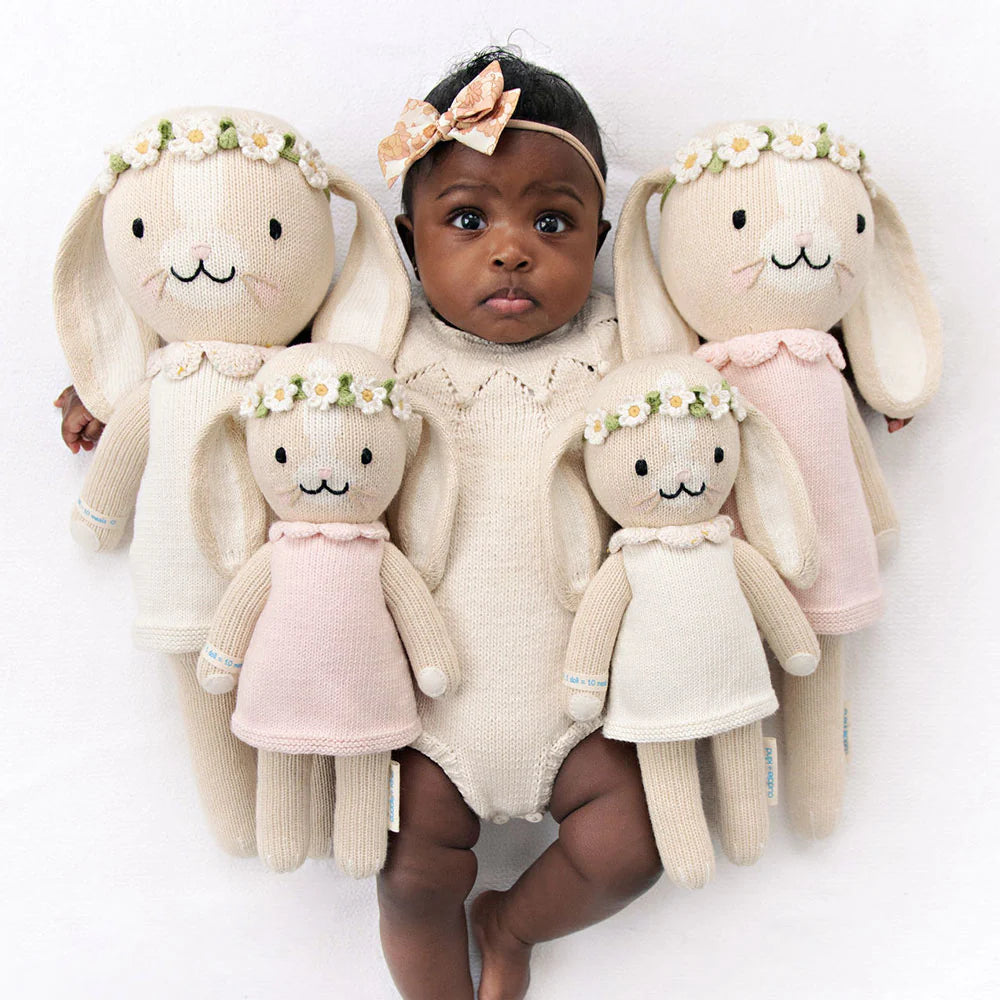 Hannah the Bunny (Peony Pink) - Cuddle + Kind - Bubbadue