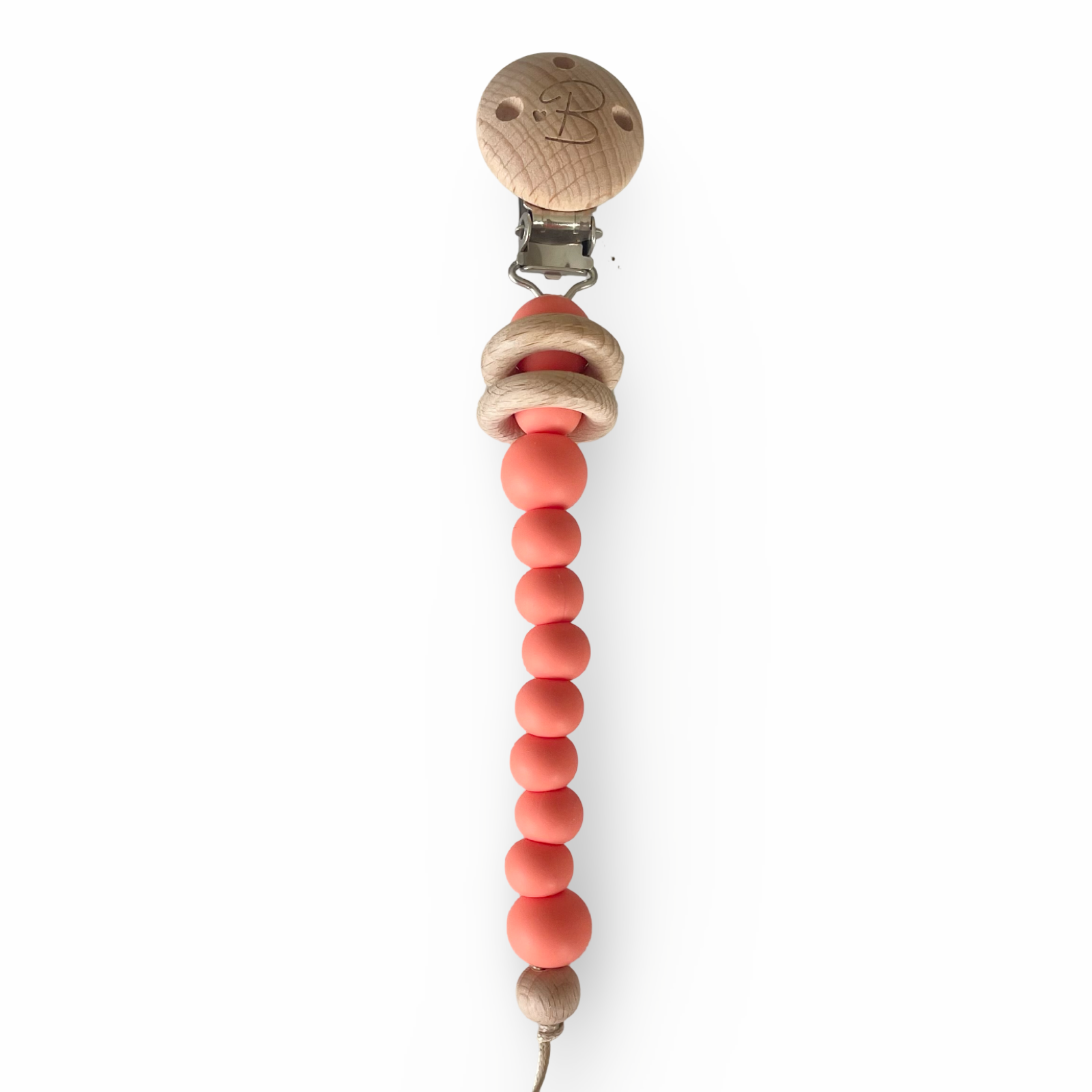 Bubbadue Baby Dummy Chains - Papaya - Bubbadue