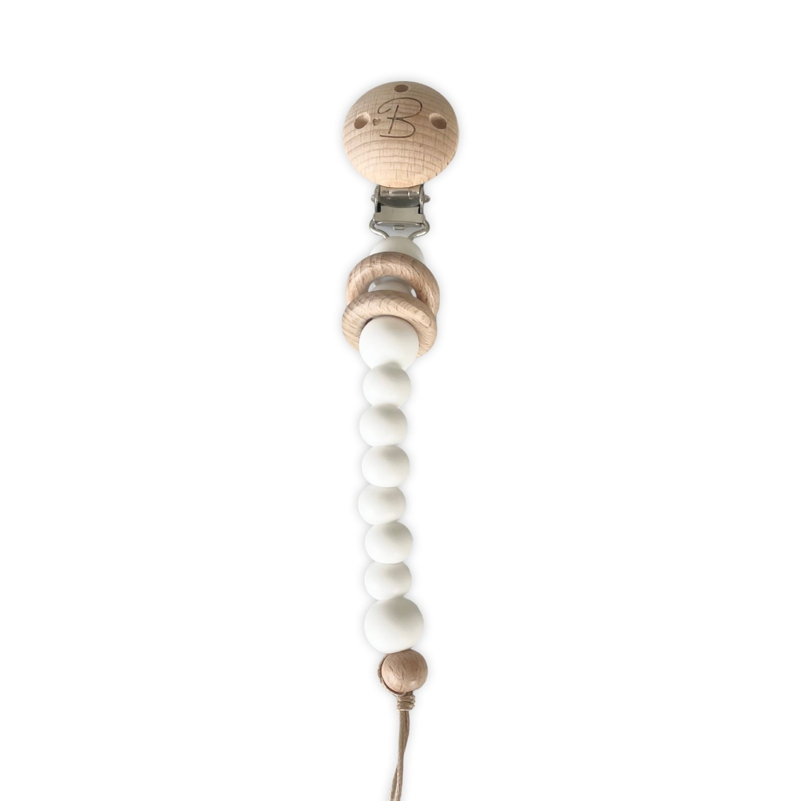 Bubbadue Baby Dummy Chains - White - Bubbadue