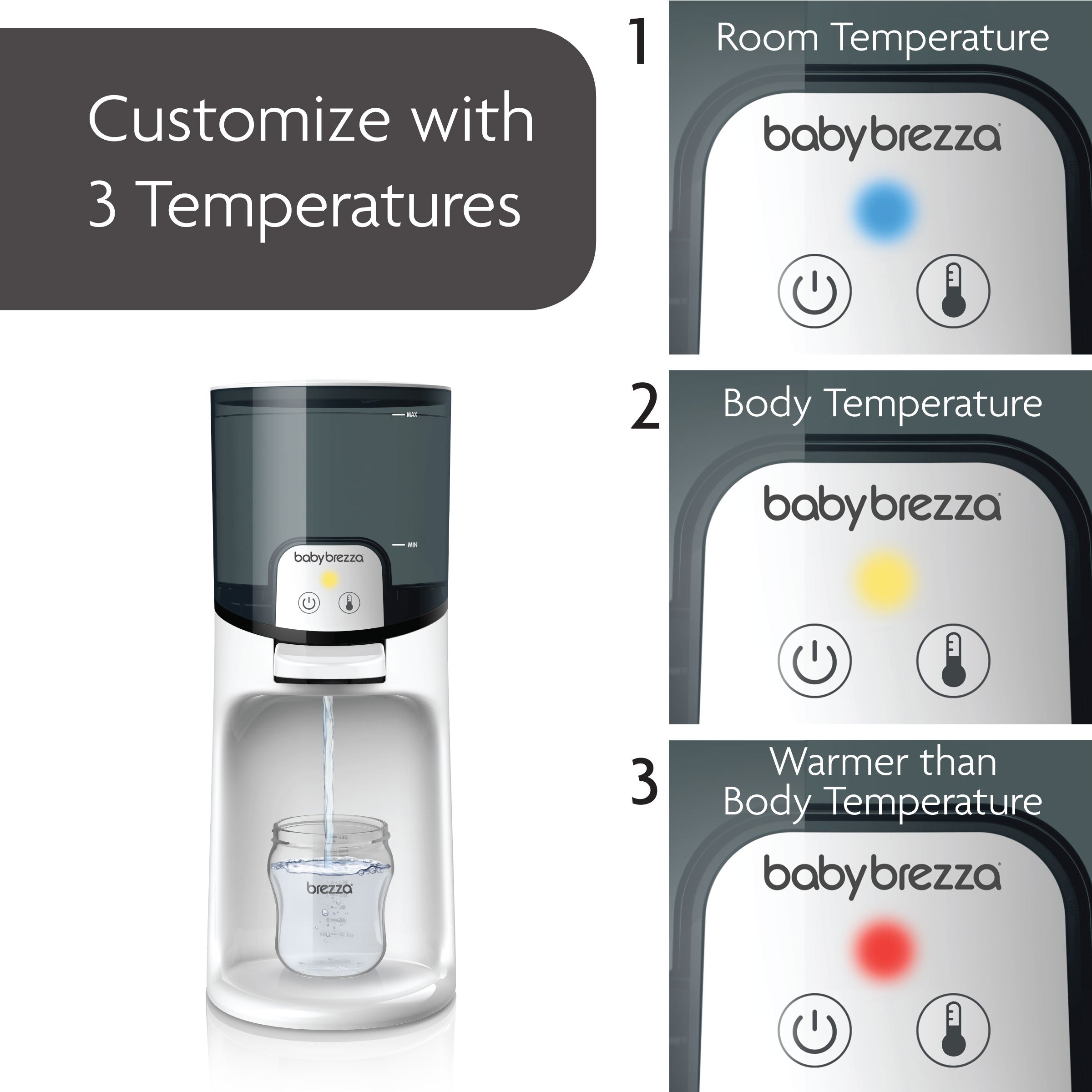 Baby Brezza Instant Warmer in use