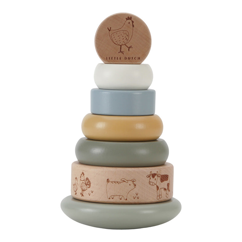 Little Dutch Wooden Tumble Stacker Little Farm