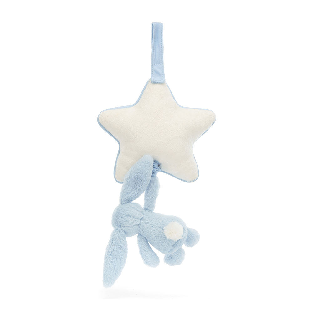 Bashful Blue Bunny Musical Pull - Jellycat