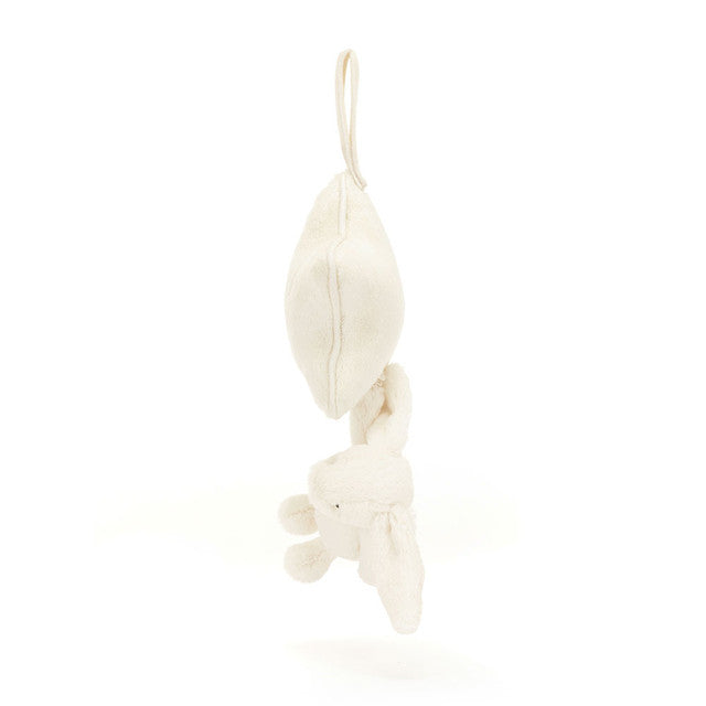 Bashful Cream Bunny Musical Pull - Jellycat - Bubbadue